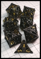 Dice : Dice - Metal Dice - Fengyi Black Skull with gold Numerals - Amazon Dec 2023